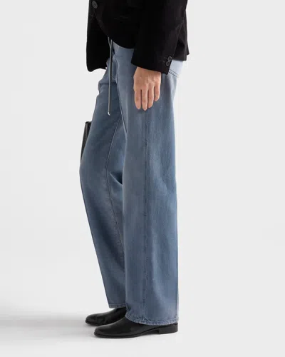 Prada Jeans Aus Gewaschenem Denim In Blue