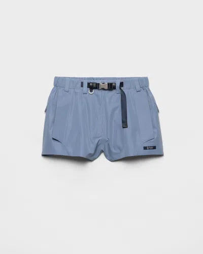 Prada Shorts Aus Funktionsgewebe In Blue