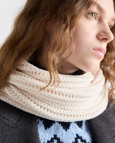 Prada Schal Aus Wolle In White