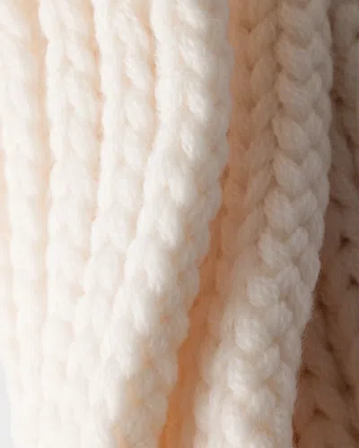 Prada Schal Aus Wolle In White
