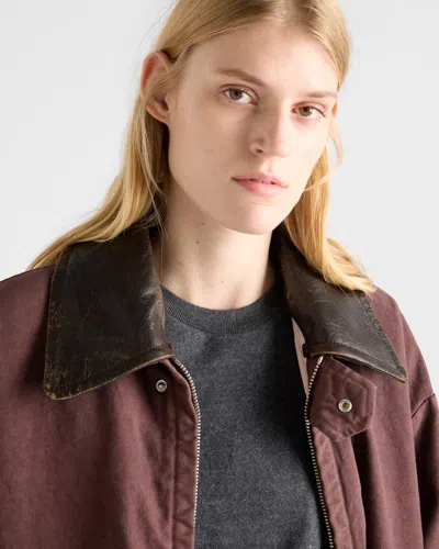 Prada Langärmliges T-shirt Aus Wolle Und Kaschmir In Black