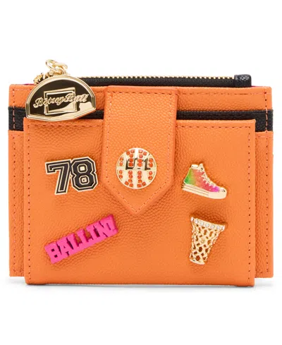 Betsey Johnson Candy Bifold Wallet In Orange