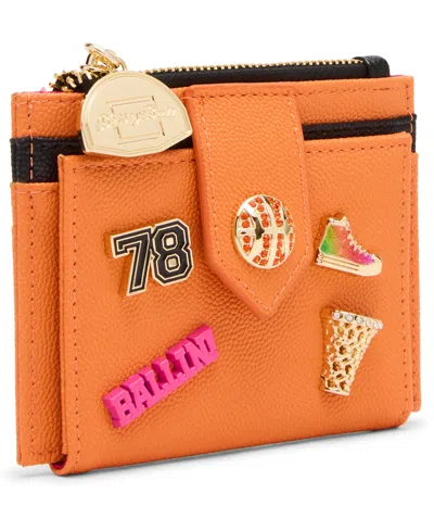 Betsey Johnson Candy Bifold Wallet In Orange