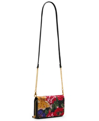 Betsey Johnson Hearts Wallet Crossbody In Multi