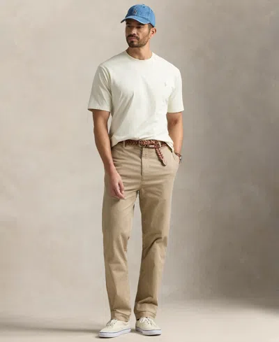 Polo Ralph Lauren Men's Big & Tall Jersey Crewneck T-shirt In Neutral