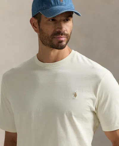 Polo Ralph Lauren Men's Big & Tall Jersey Crewneck T-shirt In Neutral