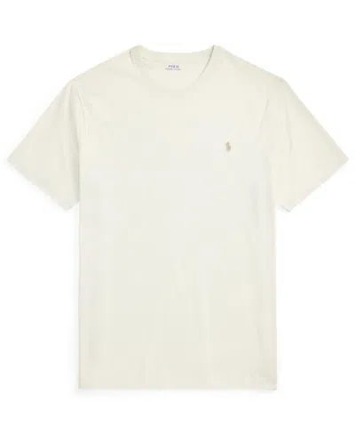 Polo Ralph Lauren Men's Big & Tall Jersey Crewneck T-shirt In Neutral