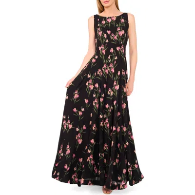 Ted Baker Floral Sleeveless Maxi Dress In Multi