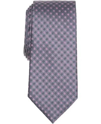 Michael Kors Men's Classic Woodward Dot Tie In Gray