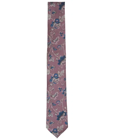 Bar Iii Men's Argentine Floral Tie, Macy's Exclusive In Pink