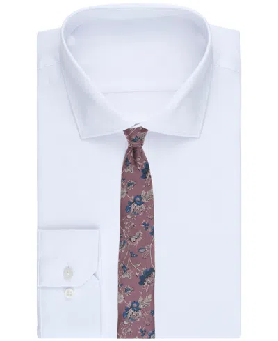 Bar Iii Men's Argentine Floral Tie, Macy's Exclusive In Pink