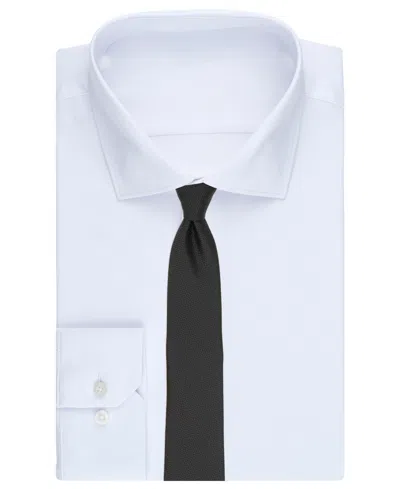 Alfani Men's Amado Solid Slim Tie, Macy's Exclusive In Black