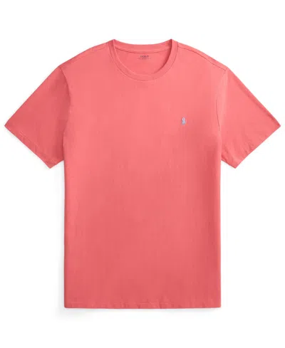 Polo Ralph Lauren Men's Big & Tall Jersey Crewneck T-shirt In Pink