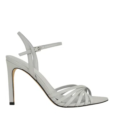 Calvin Klein Women's Daniella Strappy Stiletto Dress Sandals In White