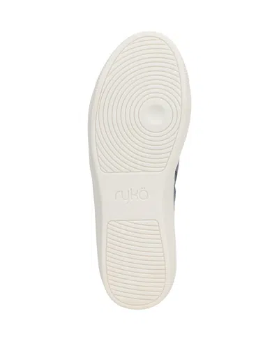 Ryka Women's Viv Ease Knit Court Inspired Slip On Sneakers In Gray