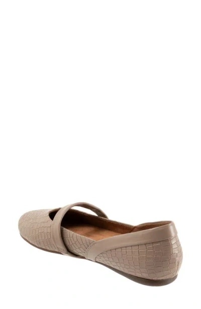 Softwalk ® Samara Mary Jane Flat In Brown