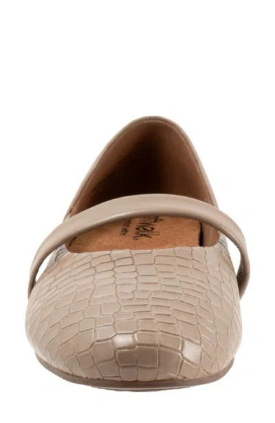 Softwalk ® Samara Mary Jane Flat In Brown