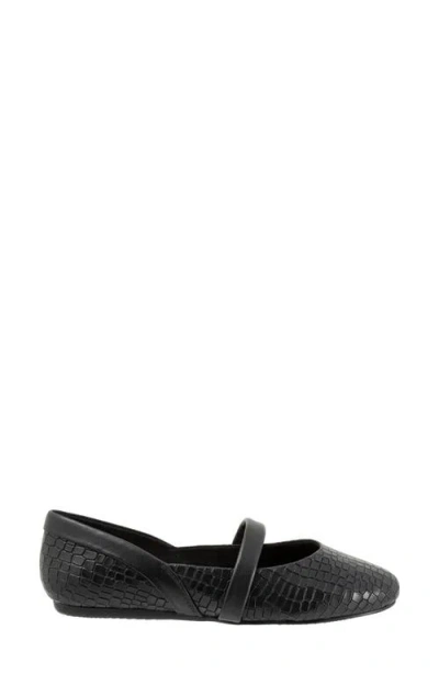 Softwalk ® Samara Mary Jane Flat In Black