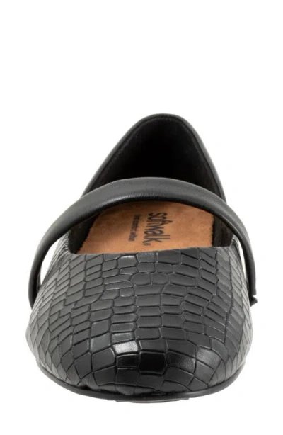 Softwalk ® Samara Mary Jane Flat In Black