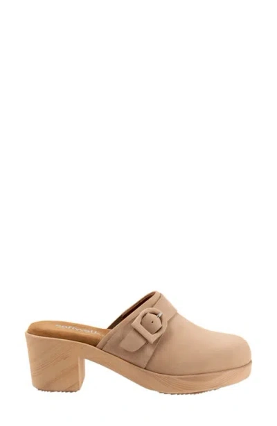 Softwalk ® Ferrara Platform Mule In Nude