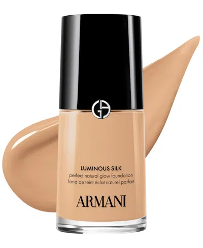 Armani Collezioni Luminous Silk Natural Glow 24-hour Wear Blurring Liquid Foundation, 1.0 Oz. In Nude