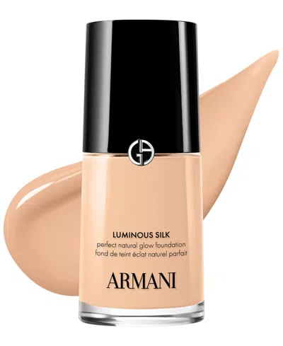 Armani Collezioni Luminous Silk Natural Glow 24-hour Wear Blurring Liquid Foundation, 1.0 Oz. In Neutral