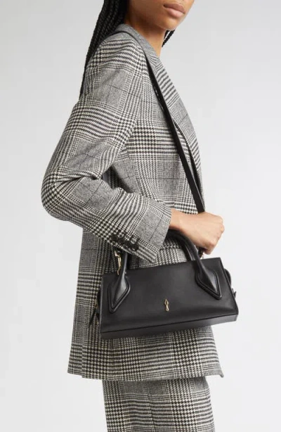 Christian Louboutin Mini Lambskin Baquette Bag In Black