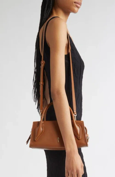 Christian Louboutin Mini Lambskin Baquette Bag In Brown