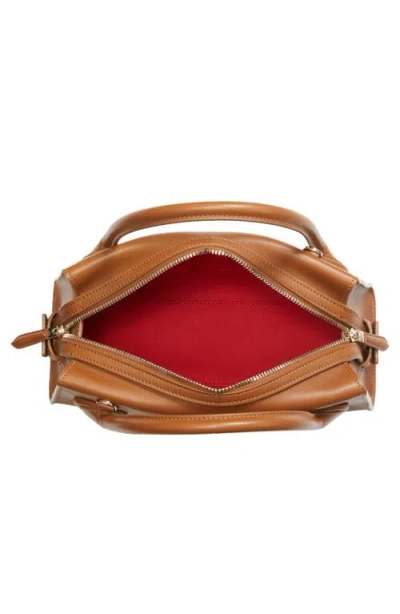 Christian Louboutin Mini Lambskin Baquette Bag In Brown