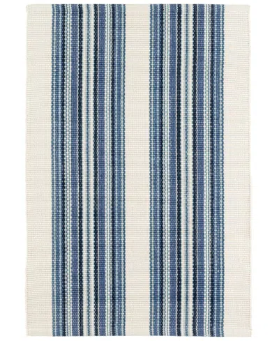 Dash And Albert Rugs By Annie Selke Road Runner Indoor/outdoor Da1735 10'x14' Area Rug In Blue