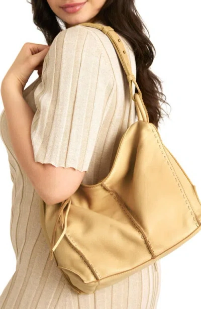 The Sak Los Feliz Hobo Leather Bag In Nude