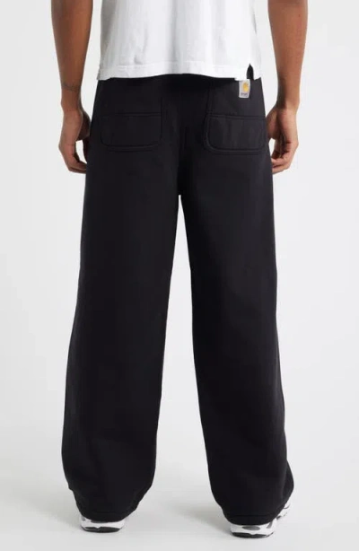 Carhartt Work In Progress Double Knee Cotton Blend Sweatpants In Gray