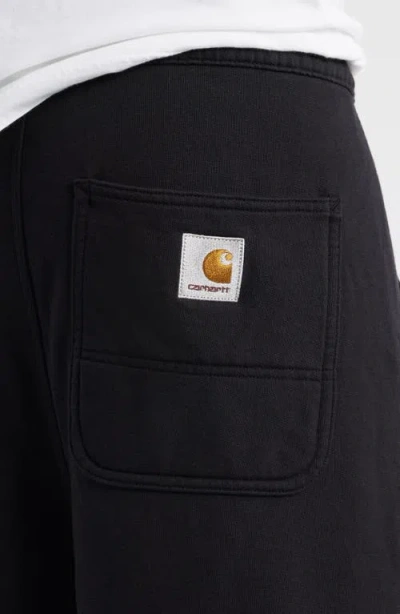 Carhartt Work In Progress Double Knee Cotton Blend Sweatpants In Gray