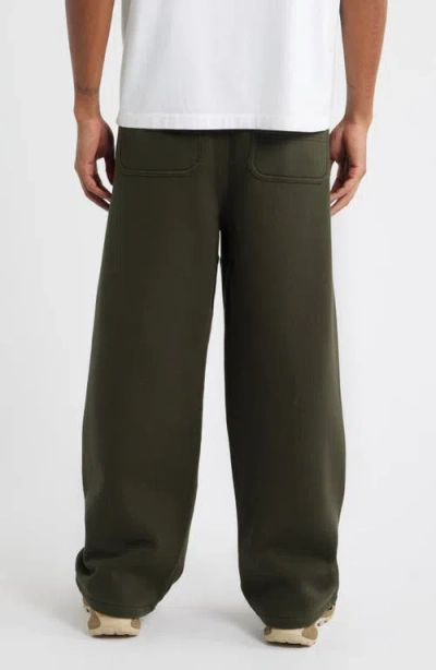 Carhartt Work In Progress Double Knee Cotton Blend Sweatpants In Green