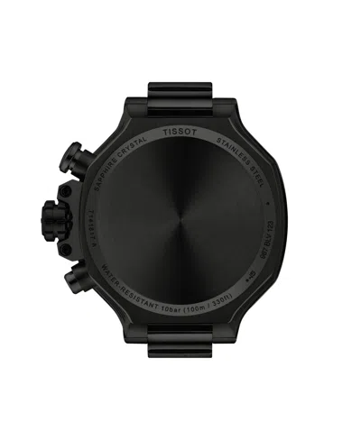 Tissot Unisex Black Silicone Bracelet Watch, 38mm In Black