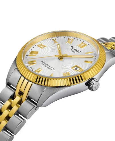 Tissot Ballade Powermatic 80 Cosc Bracelet Watch, 39mm In Gold