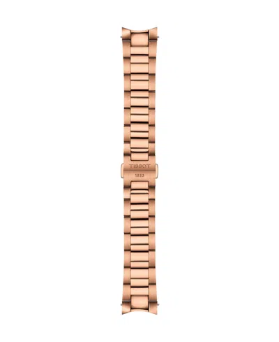 Tissot Men's Rose Gold Stainless Steel Bracelet Watch, 40mm In Brown