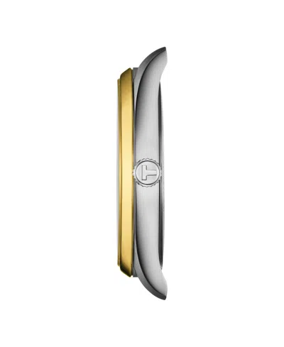 Tissot Men's Gray Stainless Steel Bracelet Watch, 40mm In White