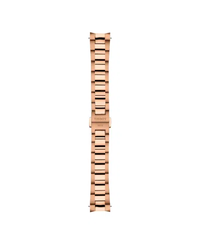 Tissot Unisex Rose Gold Stainless Steel Bracelet Watch, 34mm In Brown
