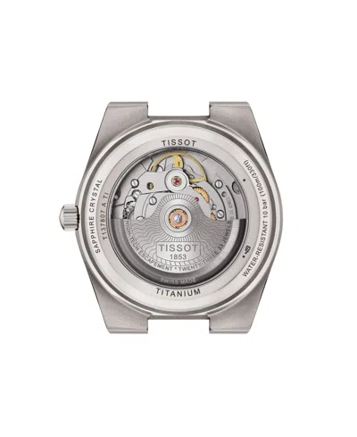 Tissot Unisex Gray Titanium Bracelet Watch, 38mm In Blue