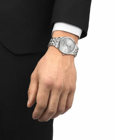 Tissot Classic Dream Automatic Bracelet Watch, 40mm In Gray
