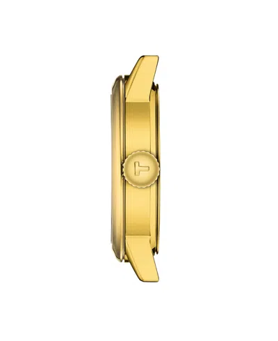 Tissot Women's Gold Stainless Steel Bracelet Watch, 28mm In Gold
