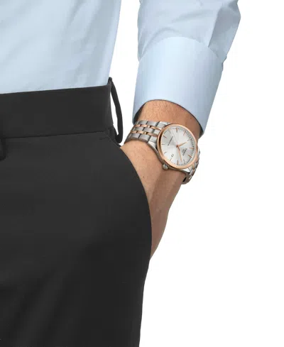 Tissot Classic Dream Powermatic 80 Two-tone Bracelet Watch, 40mm In Gray