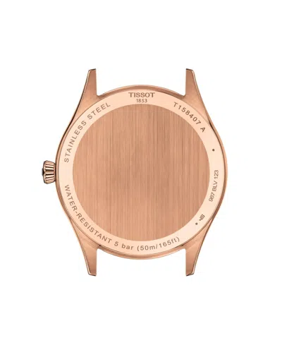 Tissot Classic Dream Automatic Leather Strap Watch, 40mm In Brown