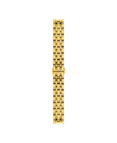 Tissot Women's Gold Stainless Steel Bracelet Watch, 28mm In Gold