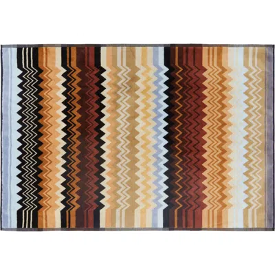 Missoni Home Giacomo Bath Mat 90x60 In Brown