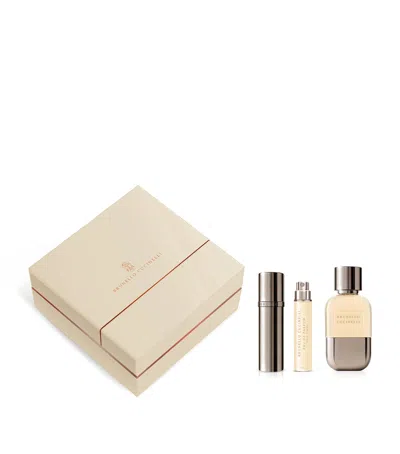 Brunello Cucinelli Pour Femme Eau De Parfum Gift Set In Transparent