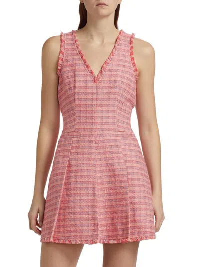 Cinq À Sept Women's Lucie Bouclé Ellisella A-line Minidress In Pink