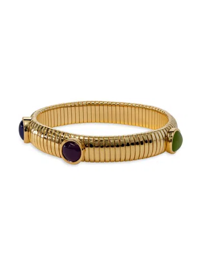 Fifth & Dune Women's Goldtone & Resin Stone Tubogas Bracelet In Gold