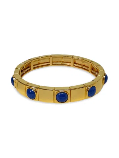 Fifth & Dune Women's Goldtone & Lapis Tile Bracelet In Gold